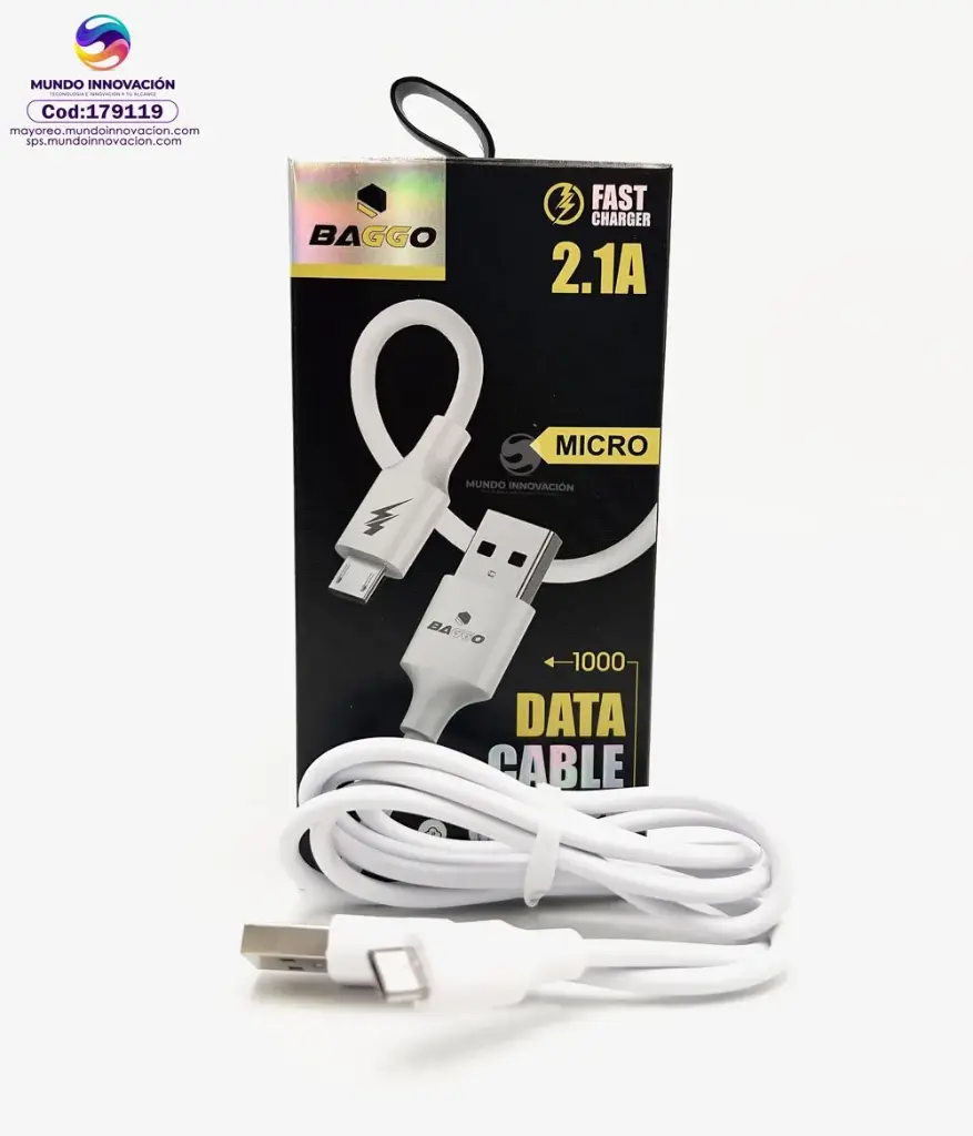 Cable USB-MICRO 2.1A BG12 MIC