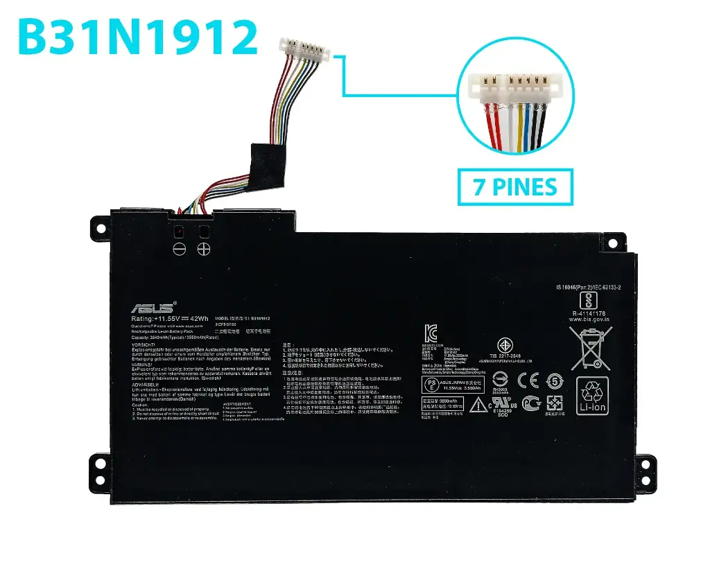[B31N1912] Bateria Genuine ASUS B31N1912