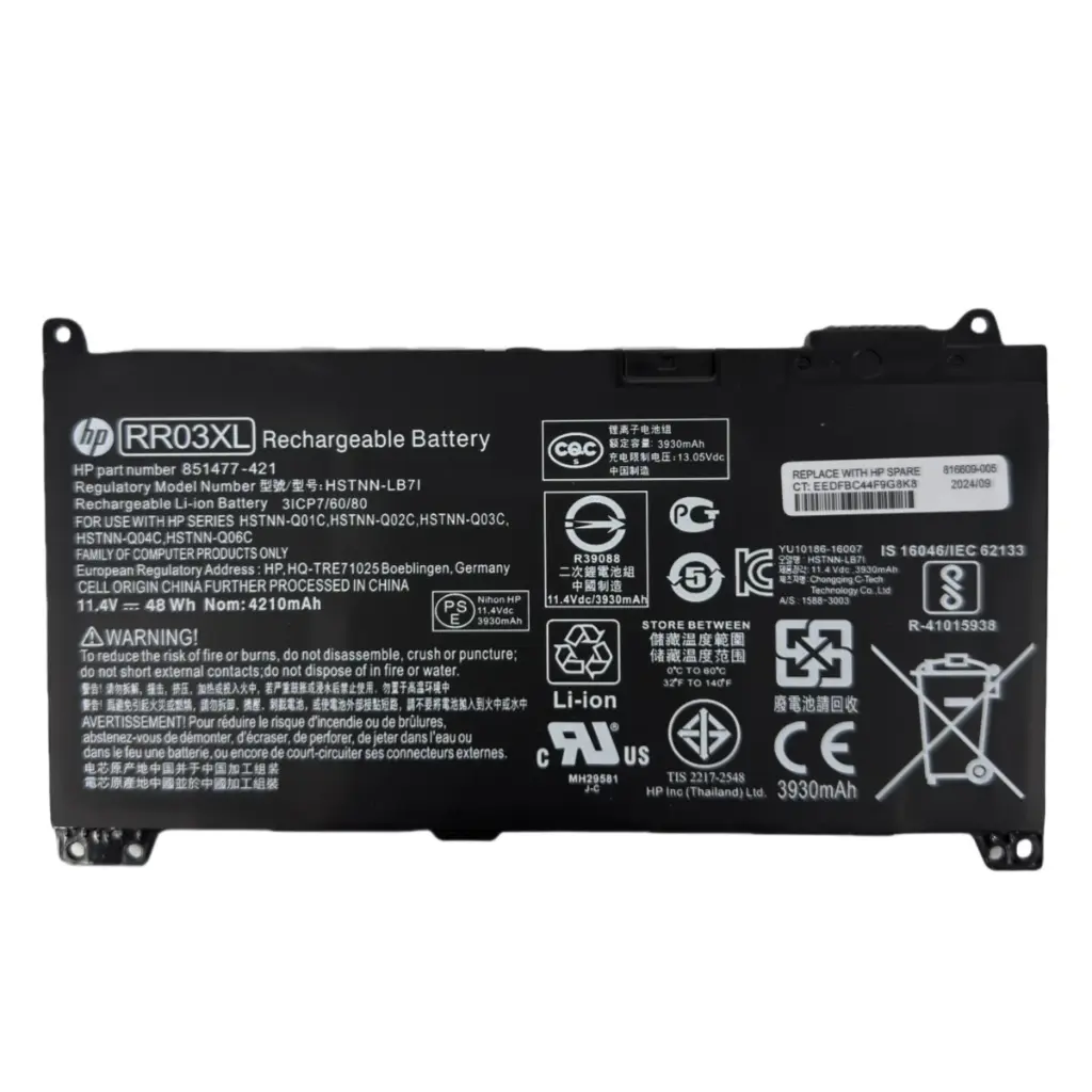 [RR03XL] Bateria Genuine HP RR03XL