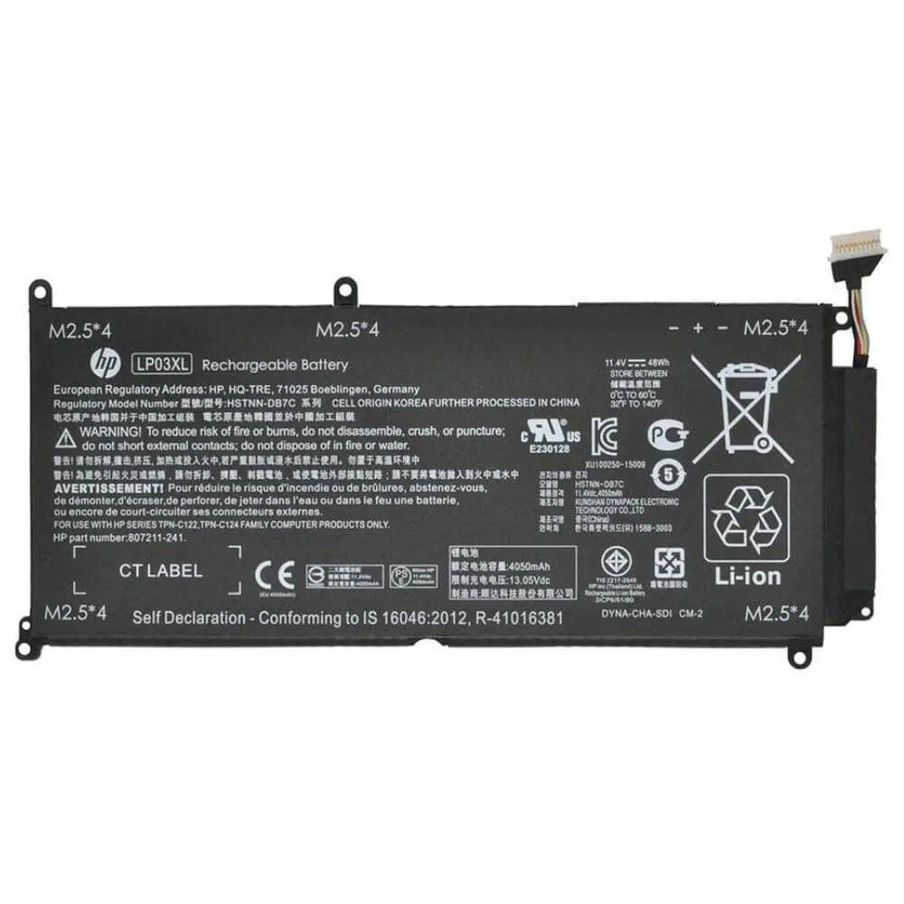 Bateria Genuine HP LP03XL