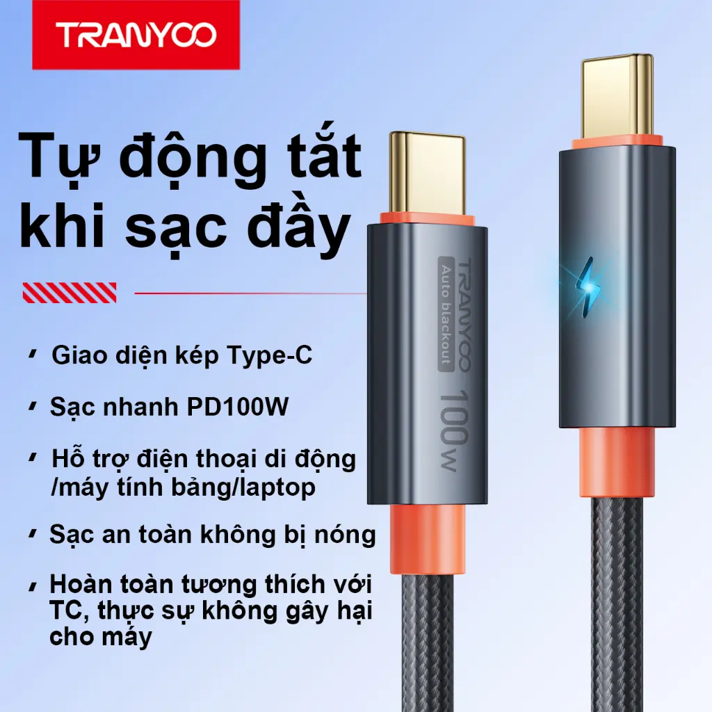 Cable TPC-TPC 100W Tranyoo CC-5 Inálambrico