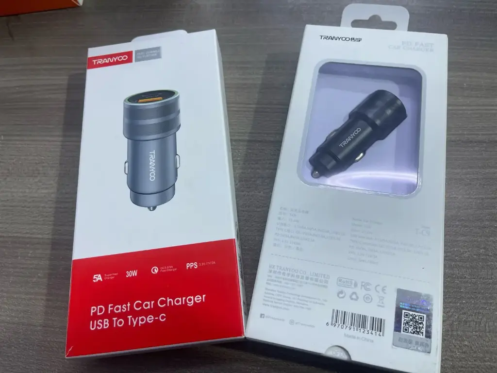 CARGADOR DE AUTO TRANYOO 60W T-C24 