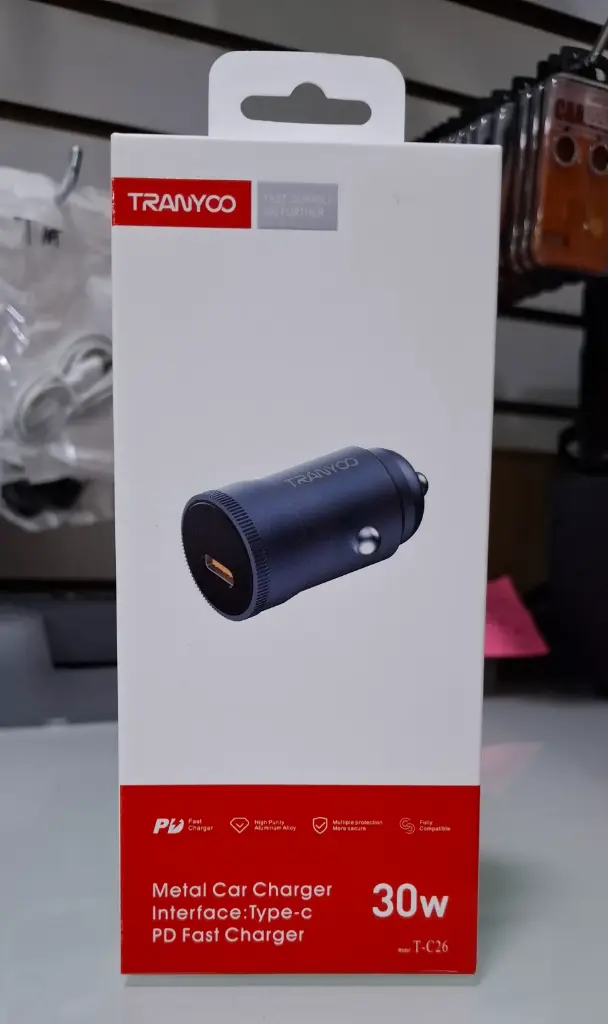 [T-C26 30W] Cargador Auto TRINYOO TPC 30W T-C26