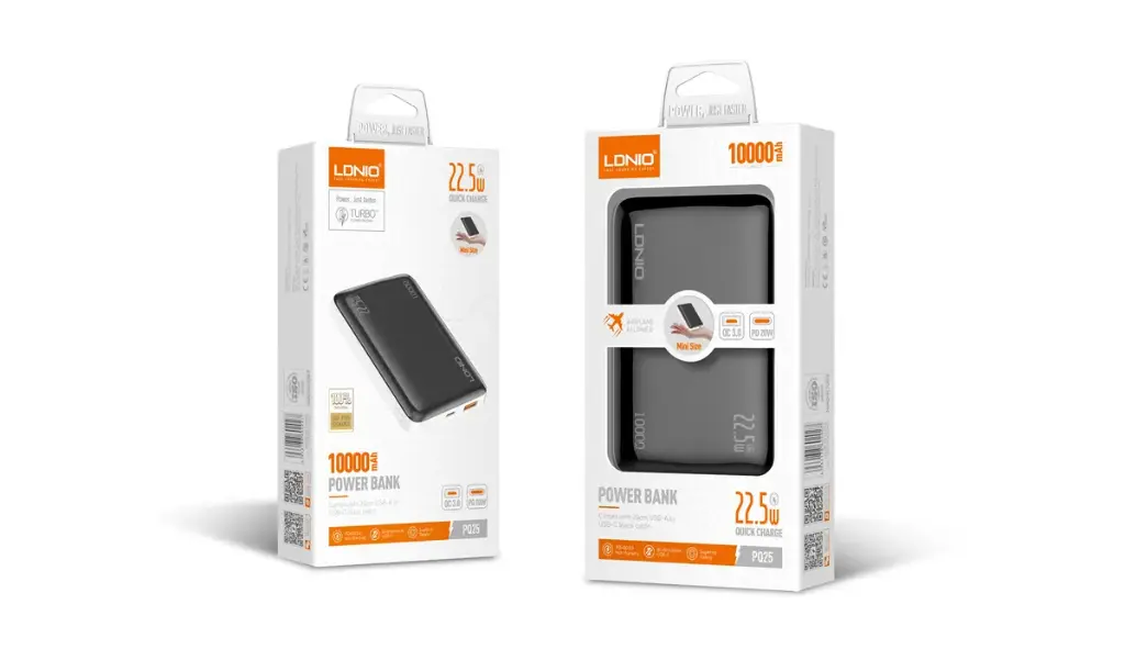 Batería PowerBank Mini Size 10000mAh 22.5W PQ25
