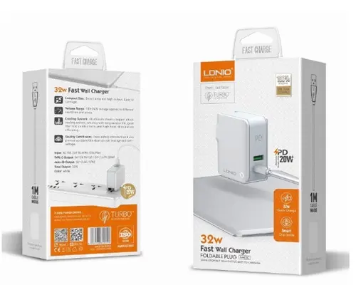 [A4403C TC] Cargador 2E (USB & TPC) Cable TPC-TPC LDNIO A4403C PD 20W Cooling system