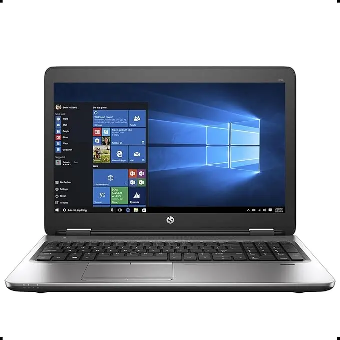 [ProBook 650 G3] Laptop HP 650 G3 | Intel Core i5-6200U @ 2.3GHz  | RAM 8GB | Almacenamiento SSD 240GB | Pantalla 15.6" pulg (renovado) 