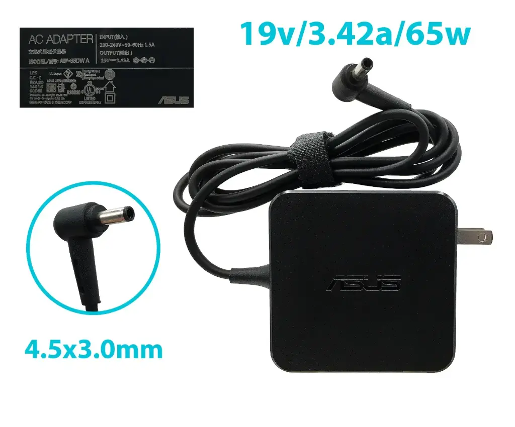 [AS 65W 4.5x3.0] Cargador Genuine Asus 65W 4.5 x 3.0