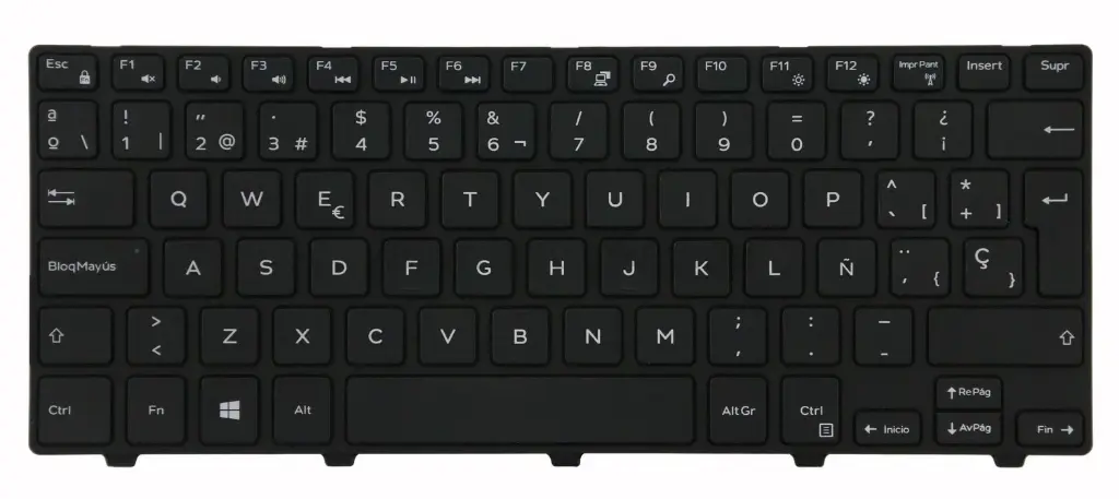 [TEC D 14 3467 ES] Teclado Dell Inspiron 14 3467 Español Sin Retroiluminación