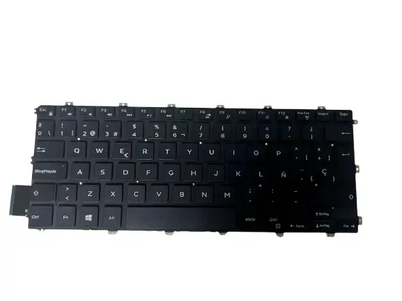 Teclado Dell latitude 3400 Español Sin Retroiluminación