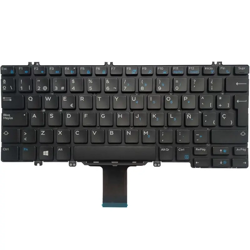 [TEC D 7280 ES] Teclado Dell latitude 7280 Sin Retroiluminación