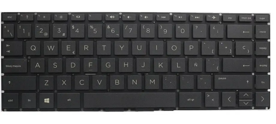 Teclado HP 14-ck Español Sin Retroiluminación