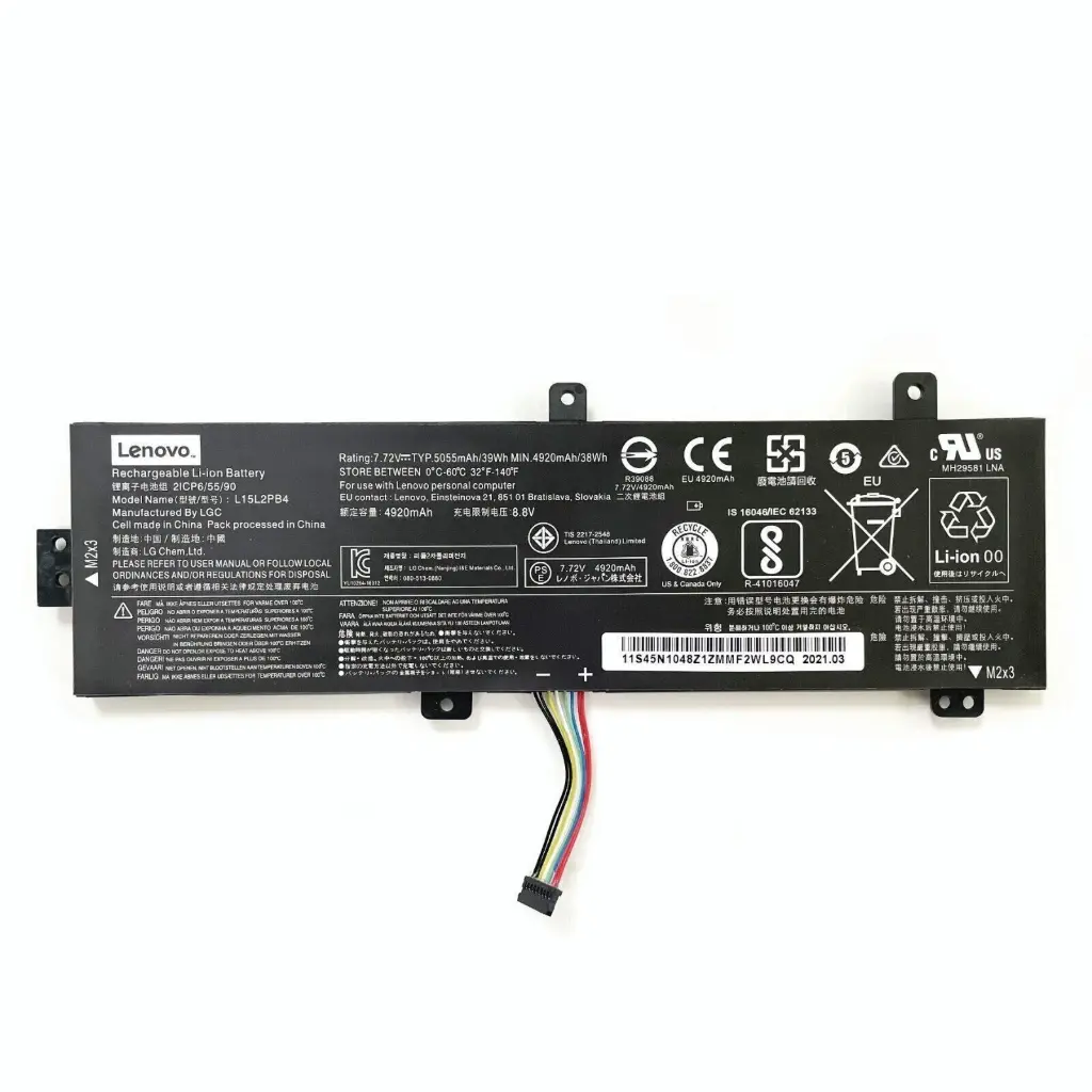 Bateria Genuine LENOVO L15L2PB4