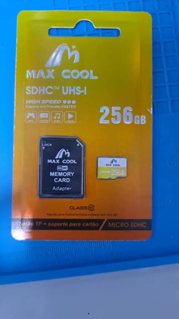 Memoria Micro SD 256GB Max Cool 