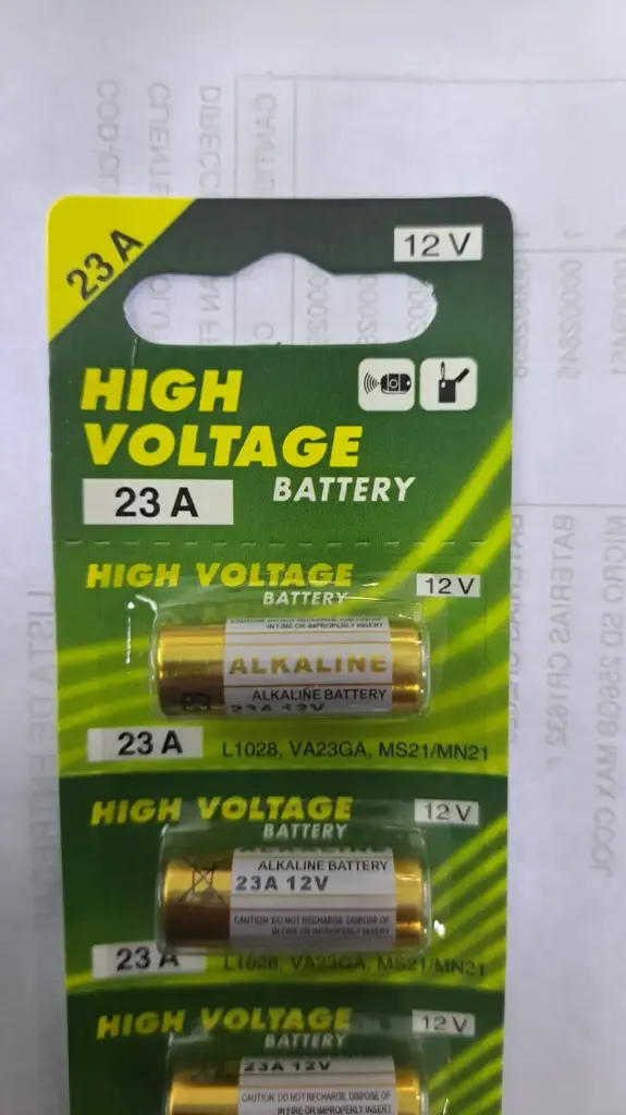 [23A] Bateria Alkaline 23A 23 A