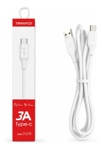 [Cable-USB-TPC-3A-Metal] Cable USB-TPC 3A Tranyoo 1M