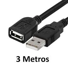 Cable USB HEMBRA-MACHO 3M
