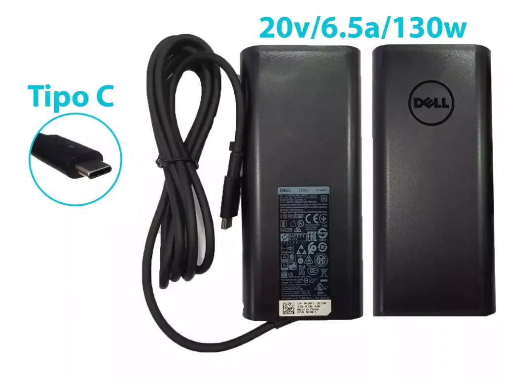 [D 130W Tipo C] Cargador Genuine DELL 130W Tipo C
