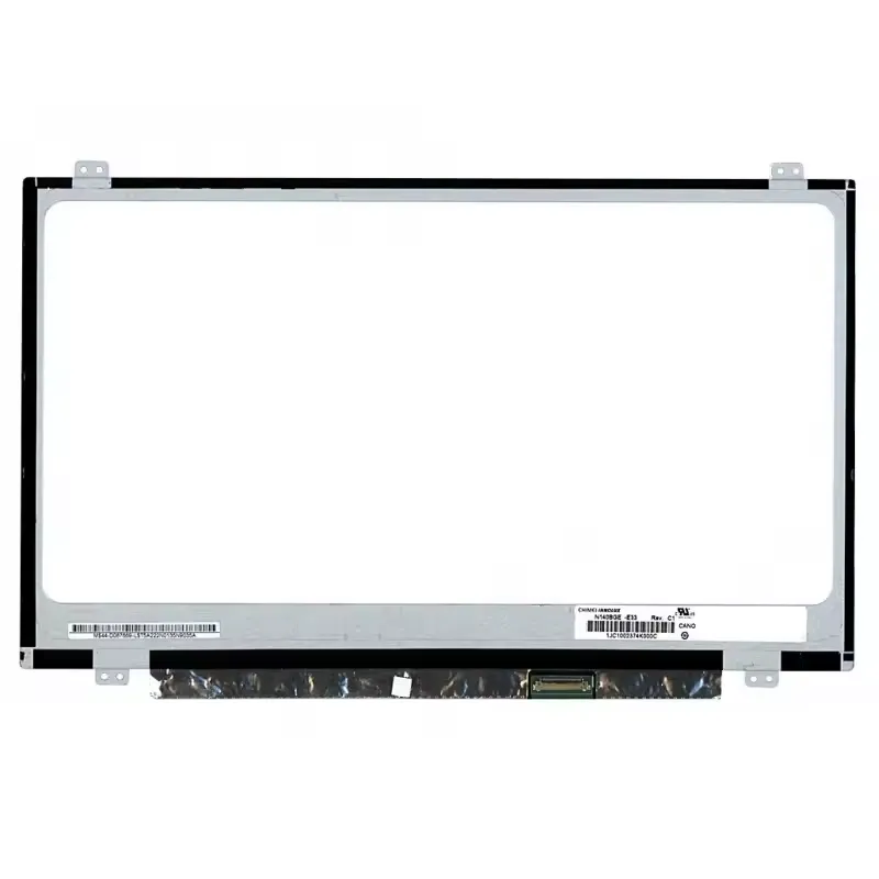 [N140BGE-E43] Pantalla LCD N140BGE-E43 | para laptop 14 pulg | HD (1366x768) | 30 pines |  Con Brackets | conector inferior derecha