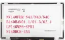 Pantalla LCD N140HCE-EAA | para laptop 14 pulg | HD (1366x768) | 40 pines |  Con Brackets | conector inferior derecha | Slim | Brillante (copia)