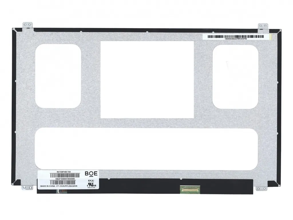 [N156FHM-T00] Pantalla LCD N156FHM-T00 |  para laptop 15.6" | WXGA HD (1366x768) | 30 pines | Sin Brackets | conector inferior derecha | Mate (copia)