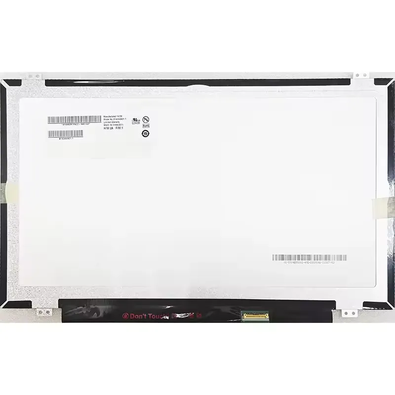 [NT140FHM-N41] Pantalla LCD NT140FHM-N41 |  para laptop 14" | FHD (1920x1080) | 30 pines eDP | SLIM | Con Brackets