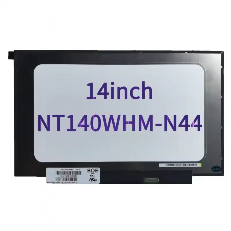 [NT140WHM-N44] Pantalla LCD NT140WHM-N44 |  para laptop 14" | HD (1366x768) | 30 pines eDP  | Sin Brackets | Conector inferior derecha