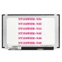 Pantalla LCD NT156WHM-N34 |  para laptop 15.6" | WXGA HD (1366x768) | 30 pines | Sin Brackets | conector inferior derecha