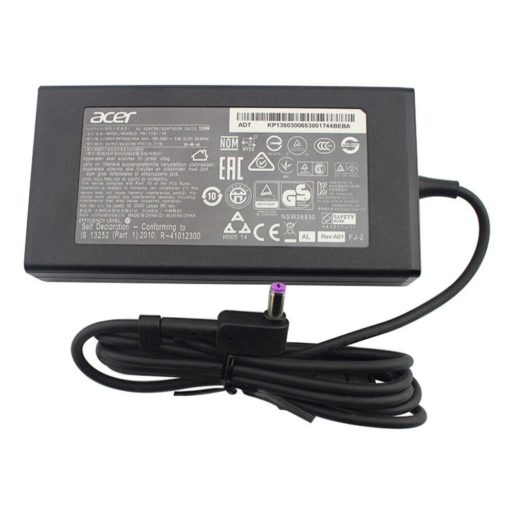 [AC 135W 5.5x1.7] Cargador Genuine ACER 135W 5.5 x 1.7