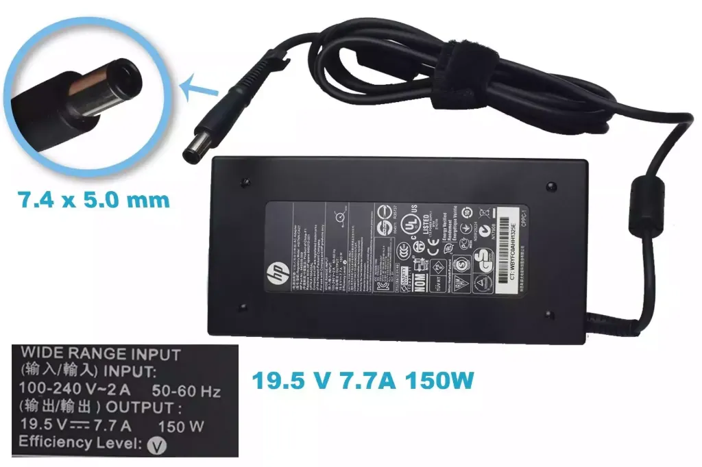 [HP 150W 7.4x5.0] Cargador Genuine HP 150W 7.4 x 5.0