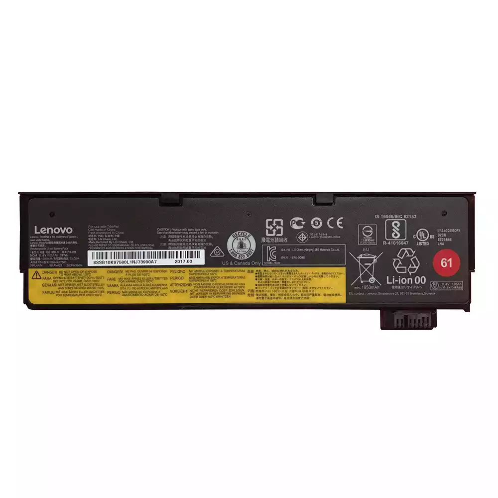 [LE-61] Bateria Genuine LENOVO 61 01AV425 01AV423 01AV492