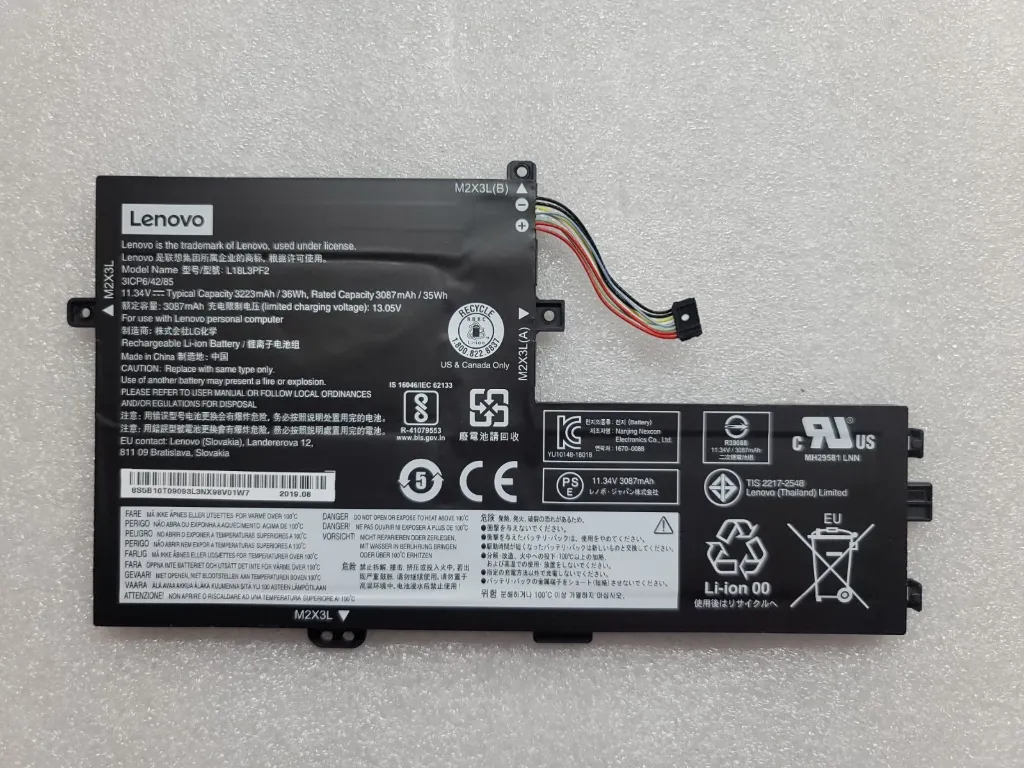 [LE-L18L3PF3 (L18C3PF7)] Bateria Genuine Lenovo L18L3PF3