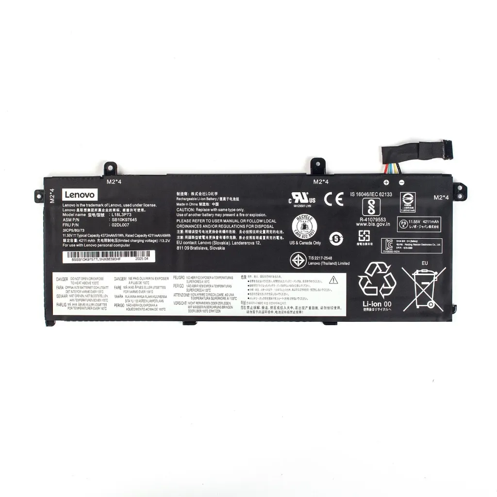[LE-L18L3P73 (L18M3P74)] Bateria Genuine Lenovo L18L3P73 / L18M3P74