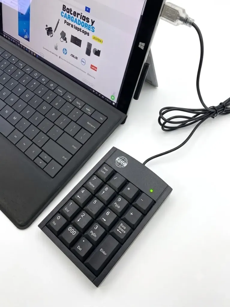 [FCC-012D] Teclado Numérico con Cable FCC 012D Negro