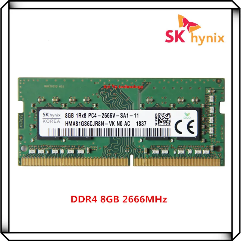 Memoria RAM DDR4 8GB 2666MHZ S0-DIMM SK hynix (Poco uso)