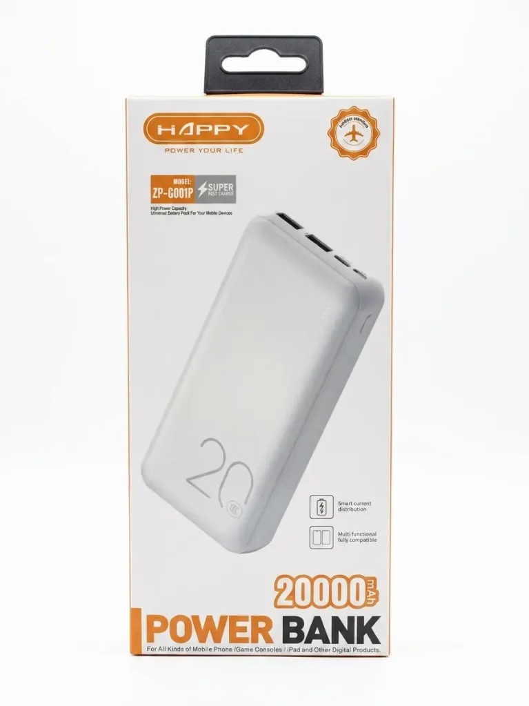 [ZP-C001P] PowerBank ZP-C001P 20000mAh Smart Current
