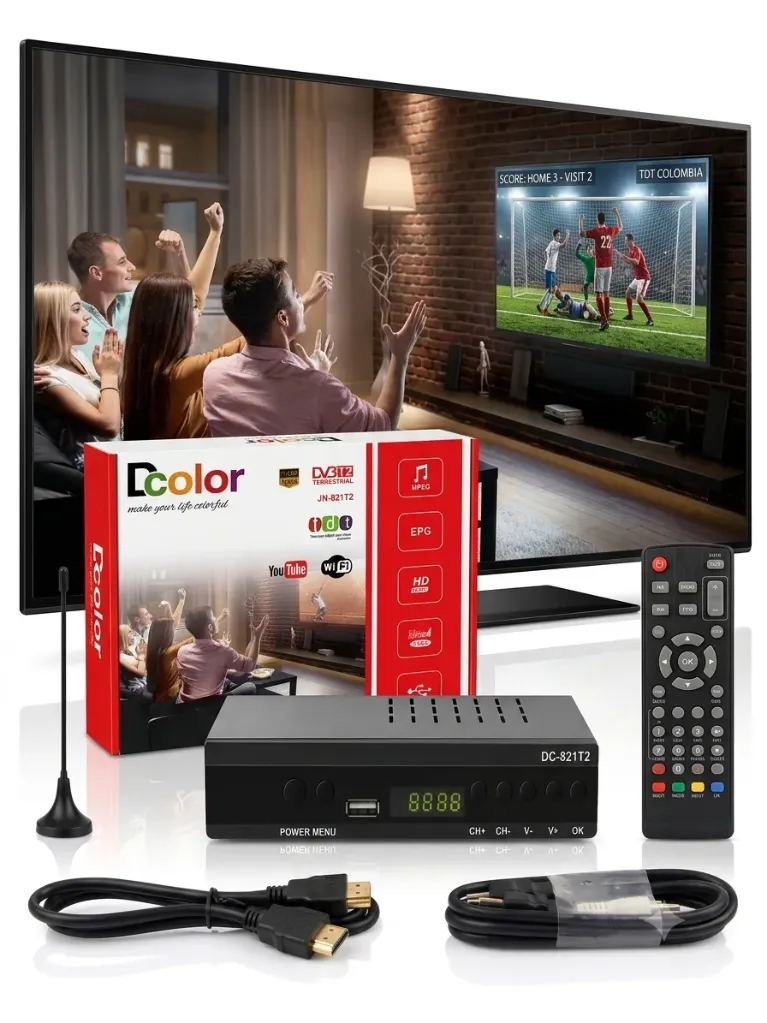 TV Box Cajilla Digital Terrestre (TDT / DVB-T2) JN-821T