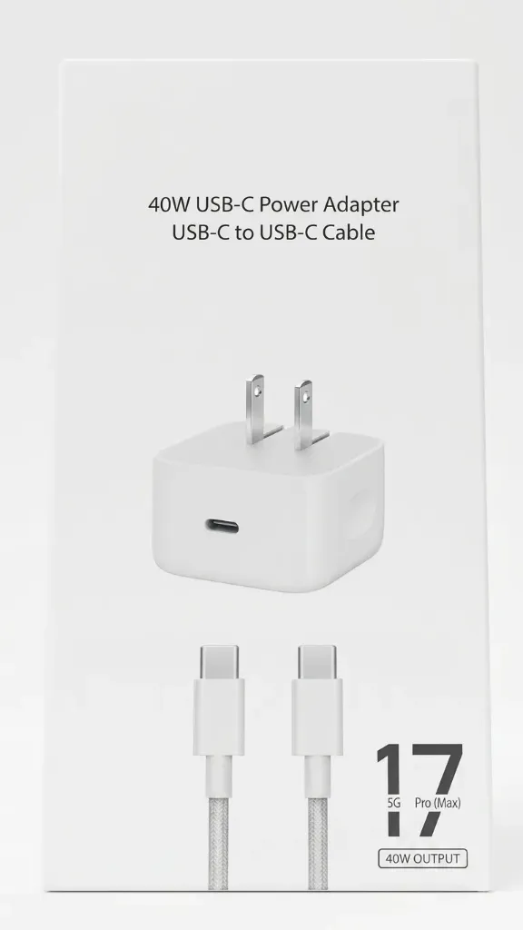CARGADOR IPHONE 40W USB-C
