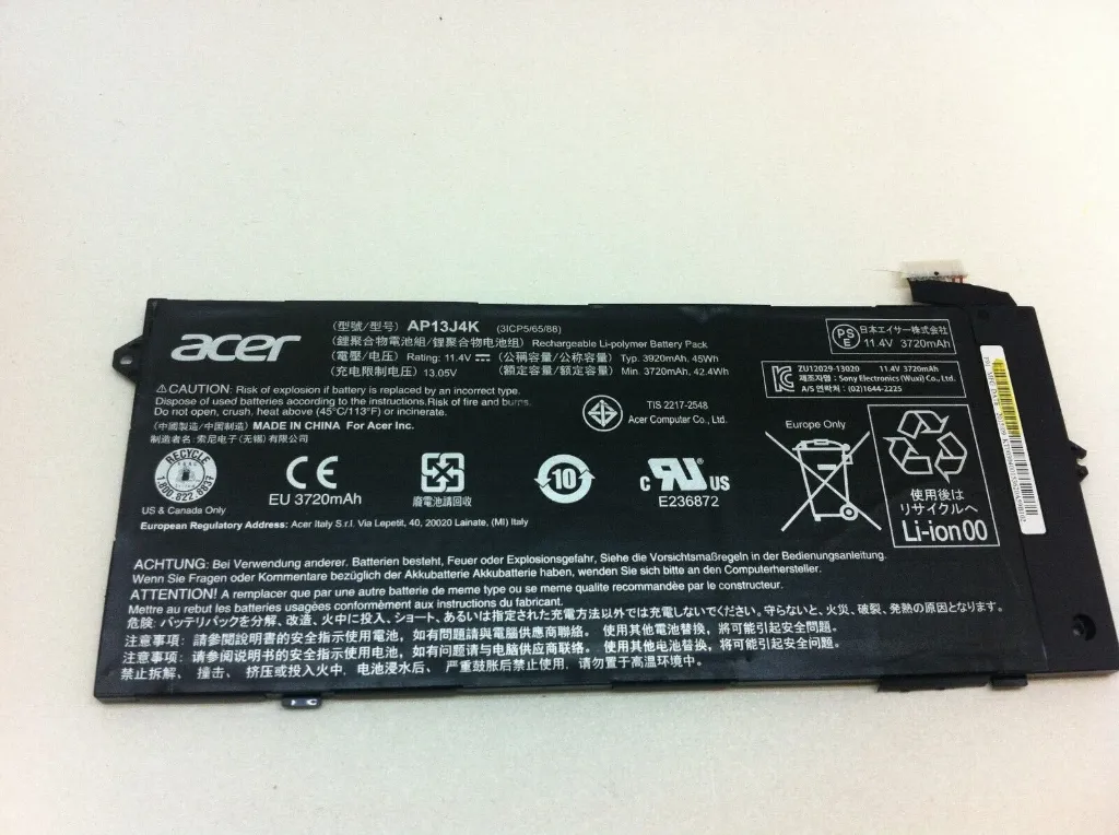 [AC-AP13J3K] Bateria Genuine Acer AP13J3K