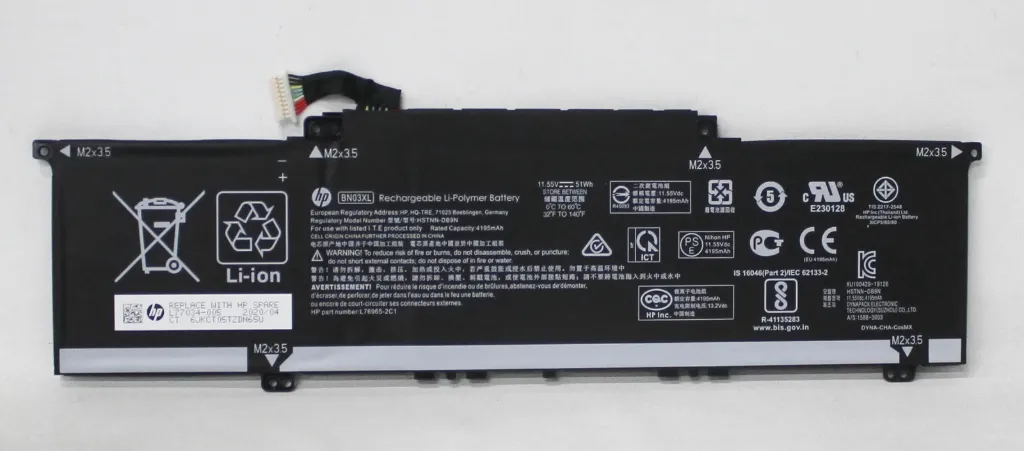 [HP-BN03XL] Bateria Genuine HP BN03XL