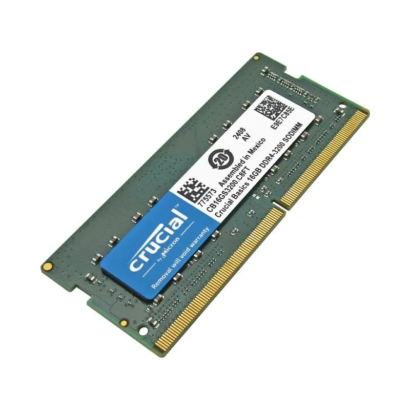 [Crucial-RAM SO-DIMM-DDR4.3200-16] Memoria Ram 16GB DDR4 3200MHZ SO-DIMM Crucial