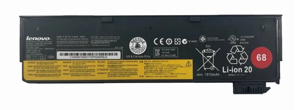 Bateria Genuine LENOVO 68 45N1127