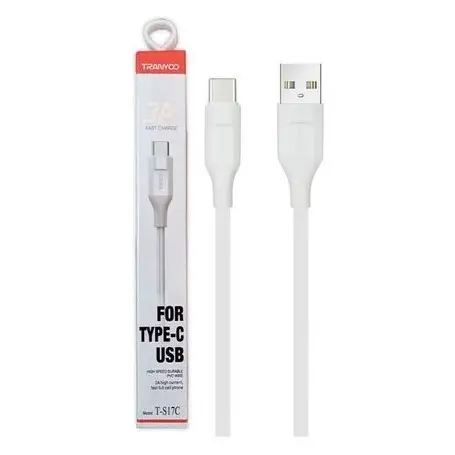 [T-S17C] Cable (USB-TIPO C) 3A 1M