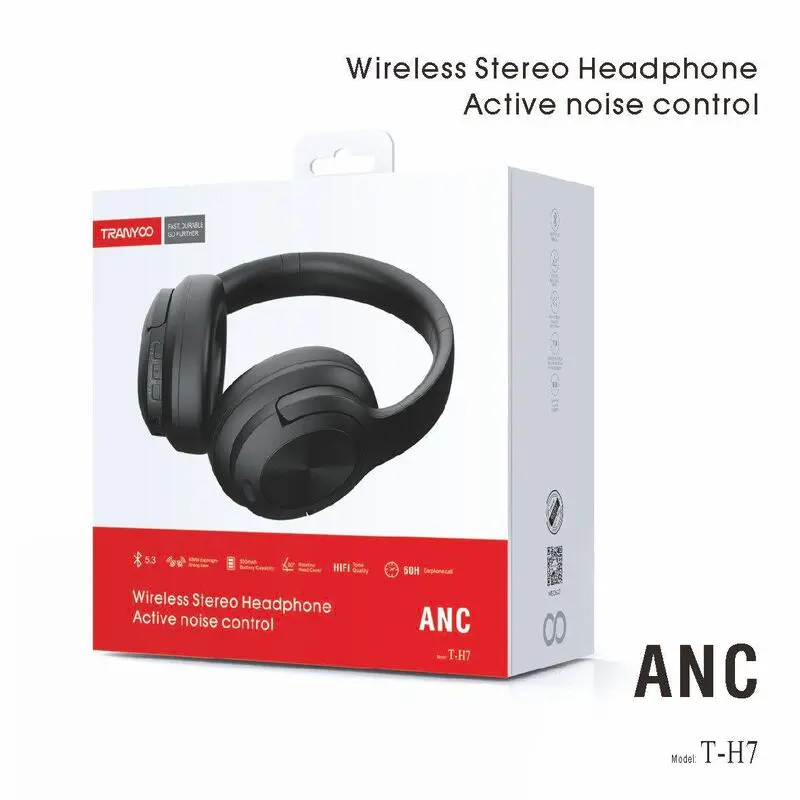 Audífonos Headset Bluetooth Wireless Tranyoo T-H7