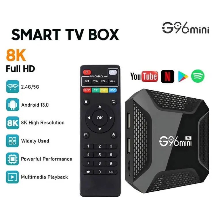 CAJA DE TV BOX G96 MINI