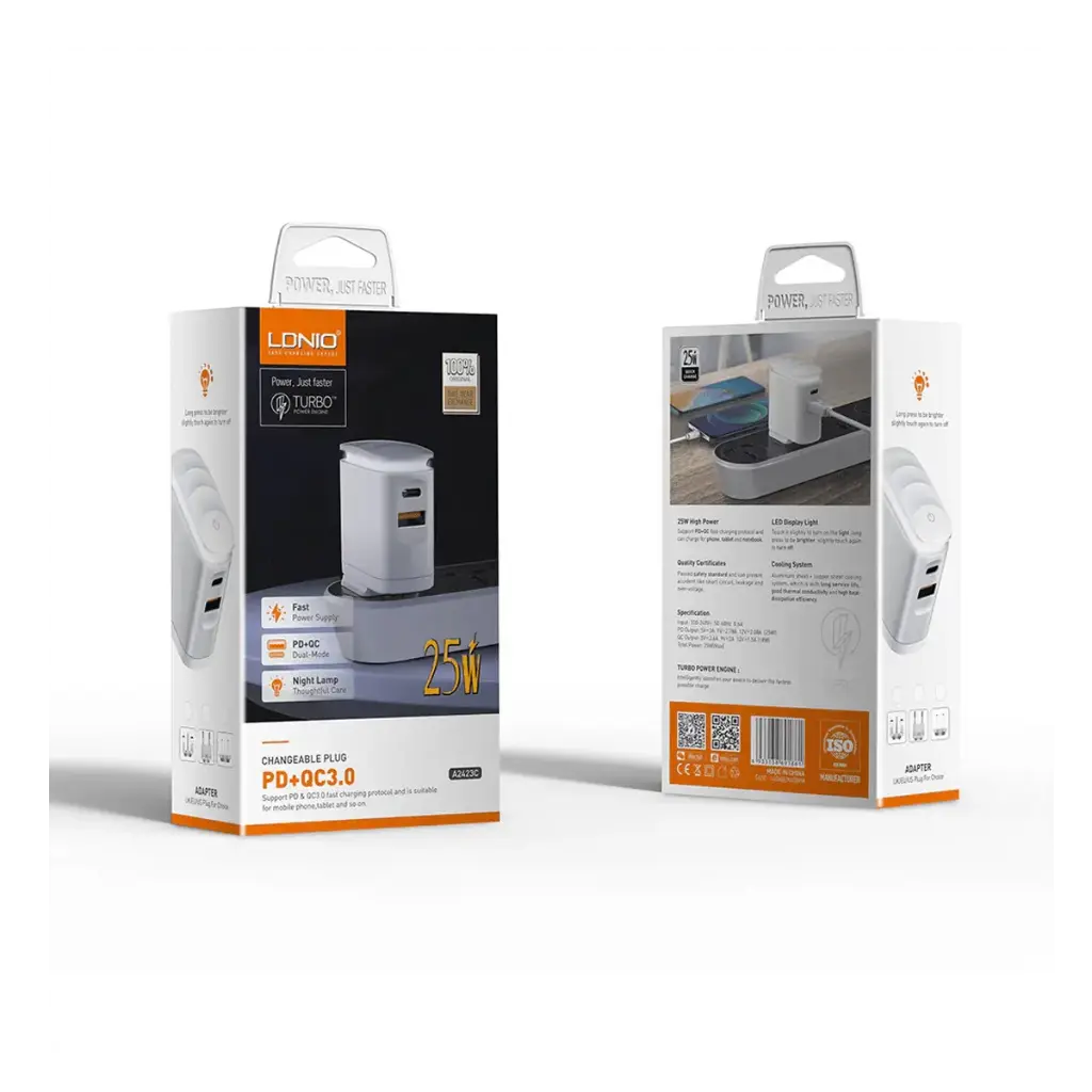 [A2423C TC-6G] Cargador 2E (USB & TPC) Cable TPC-TPC A2423C TC-TC PD 25W QC 3.0