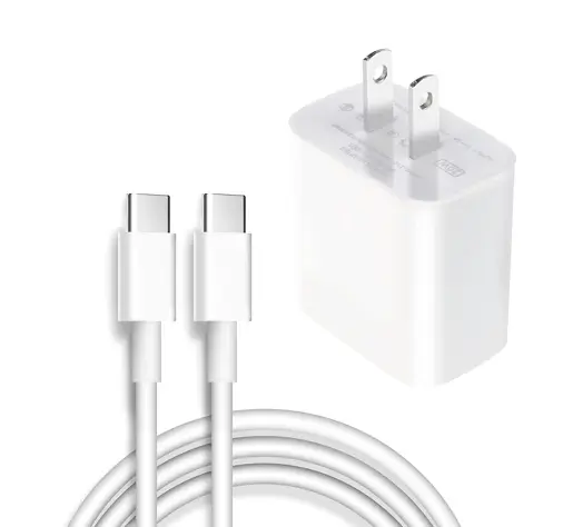 [Cargador PD 20W Cable TPC-TPC] Cargador 1P-(USB) Cable TPC-TPC PD 20W