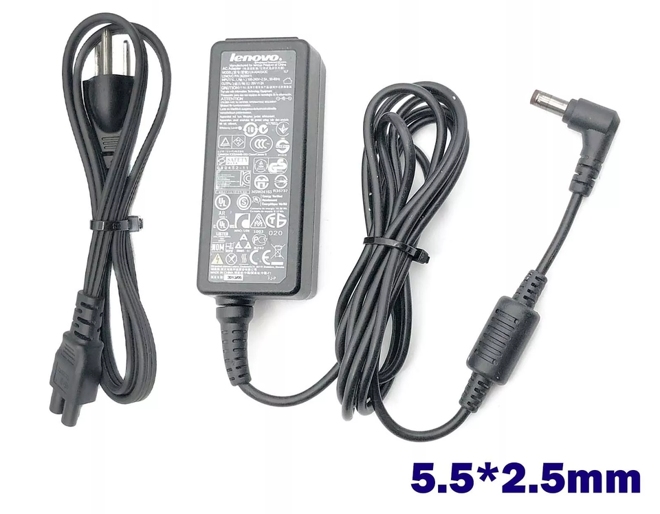 [L 65W 5.5x2.5] Cargador Genuine Lenovo 65W 5.5 x 2.5