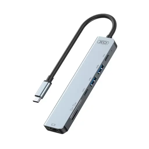 [Adaptador TPC-USB 7en1] Adaptador TPC-USB 4 slot DCO xo-hub oo8 7en1 Docking Station