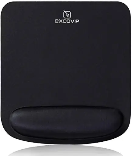 [Mousepad Con Apoyo Gris-Negro] Mousepad Con Apoyo Gris-Negro