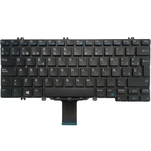 [TEC D 7280 ES] Teclado Dell latitude 7280 Sin Retroiluminación